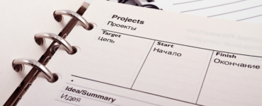 project planning diary