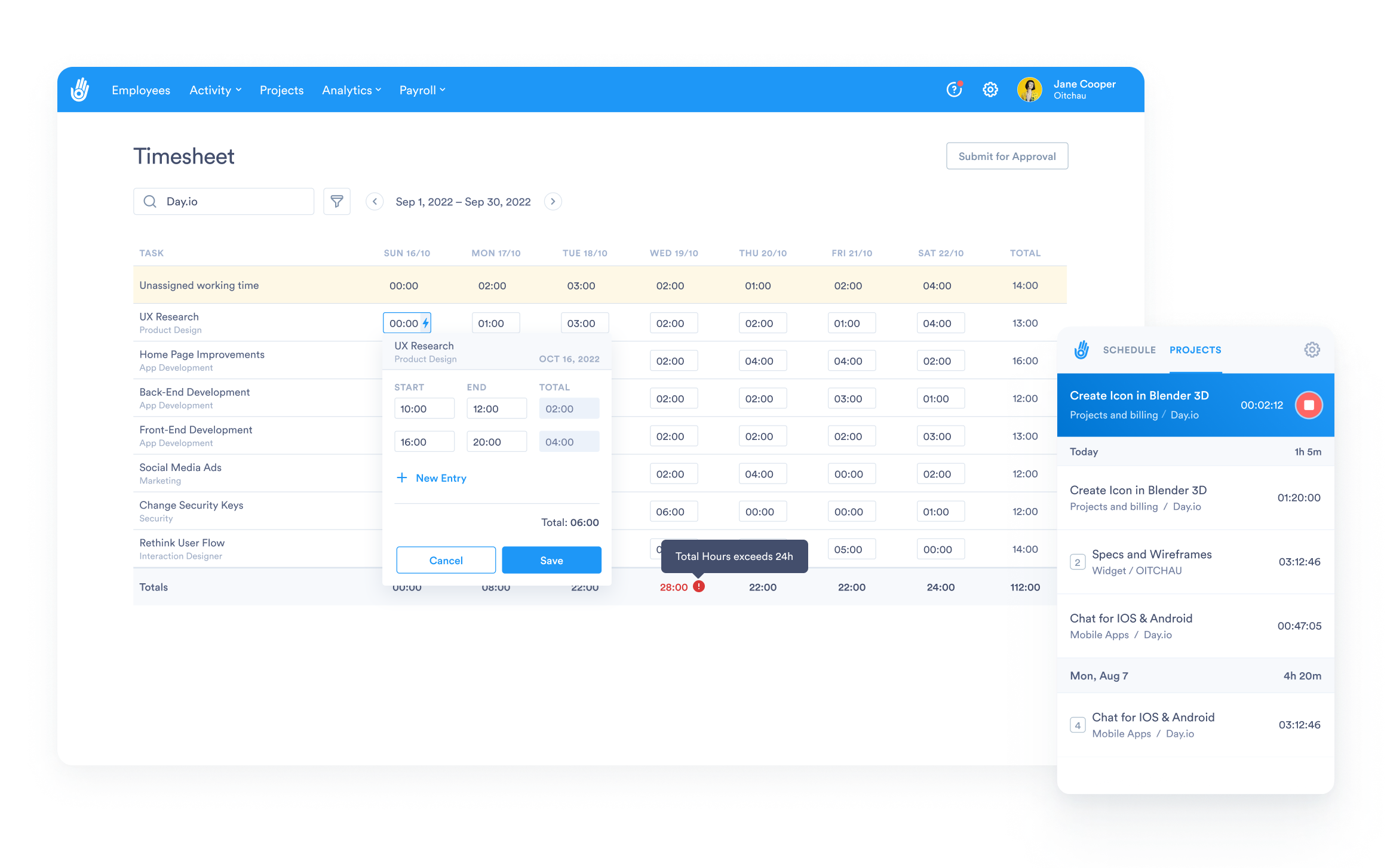 Intuitive Time Tracker & Timesheets for Teams & SMBs! Try for FREE!