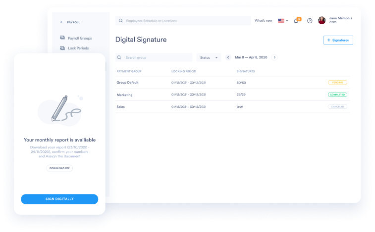 Electronic signature by day.io