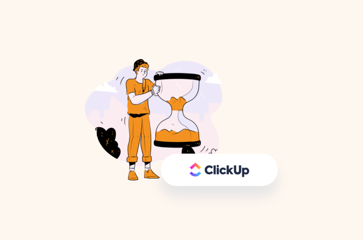 clickup time tracking illustration